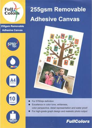 Full Colors Inkjet Canvas Unruled A4 255 Canvas Paper