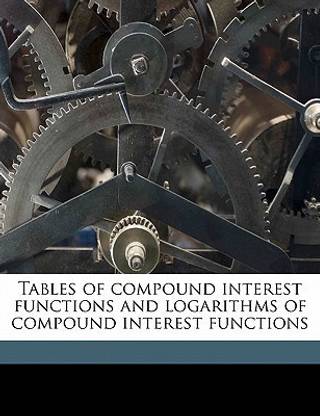 Tables of Compound Interest Functions and Logarithms of Compound Interest Functions