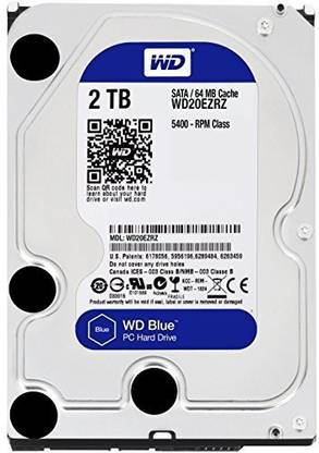 WESTERN DIGITAL WD 2 TB Desktop Internal Hard Disk Drive (HDD) (WD20EZRZ)