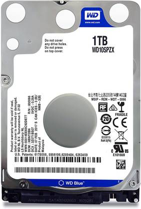 WD BLUE 1 TB Laptop Internal Hard Disk Drive (HDD) (WD10SPZX)