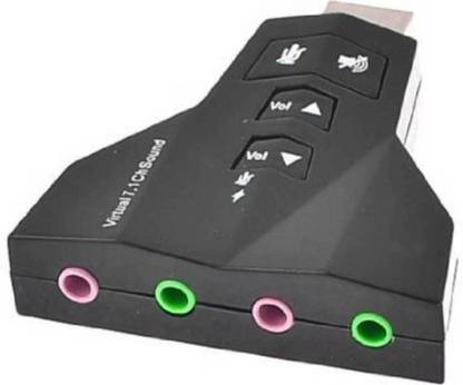 House Of Sensation Virtual Ocean 7.1 Channel Sound Card (Black) Yes Internal Sound Card