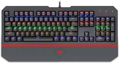 Redragon ANDROMEDA K558 Mechanical Wired USB Standard Gaming Keyboard Compatible with Desktop, Laptop, Mac