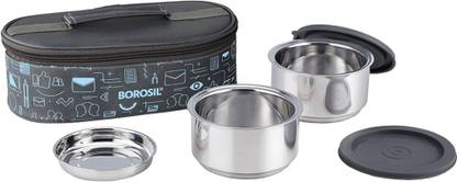 BOROSIL CFDWSET2NL12 2 Containers Lunch Box