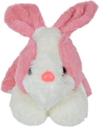 SHOPMELIVE SOFT PINK & WHITE RABBIT  - 26 cm