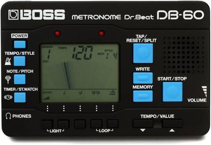 BOSS DB-60 Dr. Beat Metronome Tuner Automatic Digital Tuner