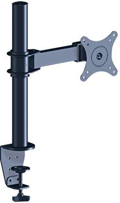 DazzelOn Single VESA Computer Monitor Lcd Led TV Desk Mount Stand with Articulating Center Arm Joint | for 13" to 26" Screens Full Motion TV Mount