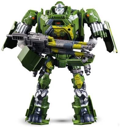 IndusBay Transformers Voyager Class Autobot Hound Figure PREMIER EDITION Age of Extinction MotorMan Slauth 12 Inches Toy Figure for kids