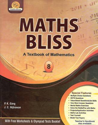 P.P.PUBLICATIONS MATHS BLISS (A TEXTBOOK OF MATHEMATICS) CLASS 8