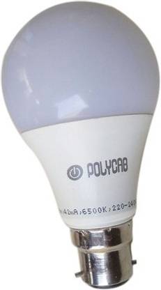 Polycab 7 W Basic Round B22 LED Bulb