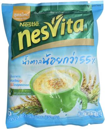 NESTLE Instant Cereal Beverage Lower Sugar Formula - 150g (6x25g) Pouch