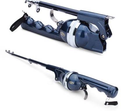 BuyChoice Folding Telescopic Sea Rods Suit Portable Fishing Poles RSBGS16231 Blue Fishing Rod