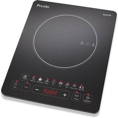 Preethi 1600 W Induction Cooktop Touch Panel