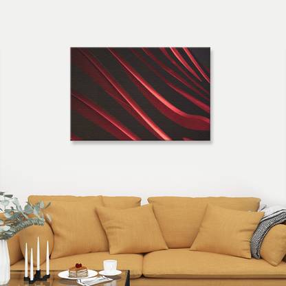 picsdream Stretched Photo Print Design on Canvas Digital Reprint 13 inch x 20 inch Painting