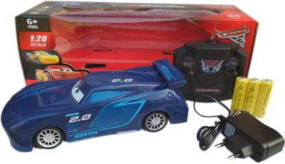 IndusBay Remote Control RC Rechargeable Sports Car Lightning McQueen Jackson Storm for Kids