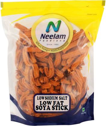 Neelam Foodland Low Sodium Salt and Low Fat SOYA STICK, 400G