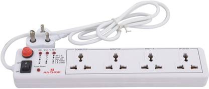 ANCHOR Power Trip Guard (4 Way) 4  Socket Extension Boards