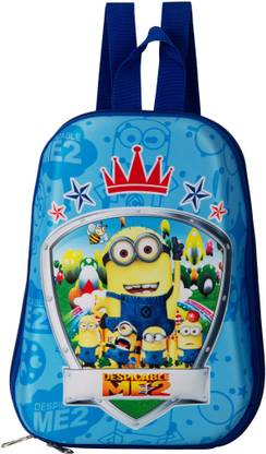 Bazaar Pirates Minions Nursery Kids Picnic Bag Cum Waterproof School Bag