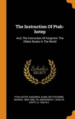 The Instruction Of Ptah-hotep
