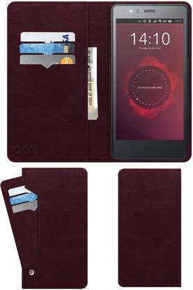 ACM Flip Cover for Bq Aquaris E5 Hd Ubuntu Edition