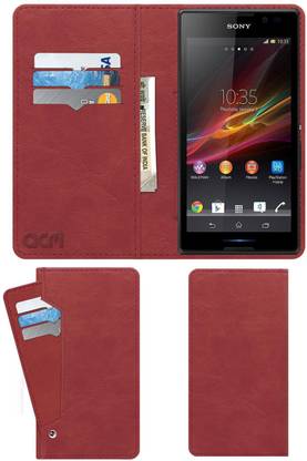 ACM Flip Cover for Sony Xperia C C2305