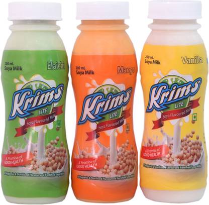 krims lite Flavoured Soya milk- Pack of 3