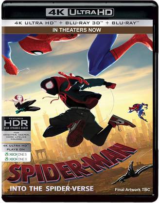 Spider-Man: Into the Spider-Verse (4K UHD + Blu-ray 3D + Blu-ray)
