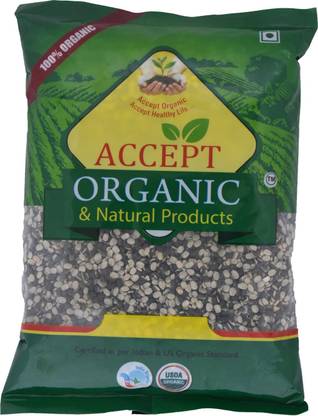 ACCEPT ORGANIC Organic White, Black Urad Dal (Split)