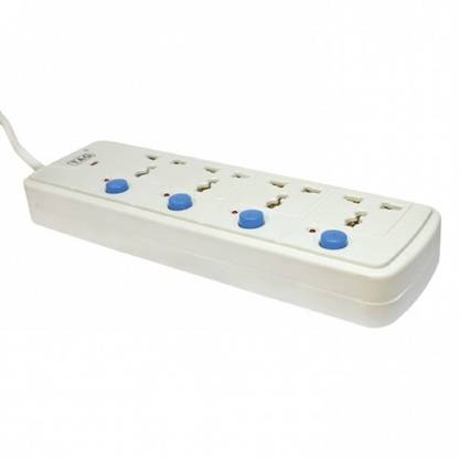 SHREWAS Socket Spikeguard With on/off Switch 4  Socket Extension Boards