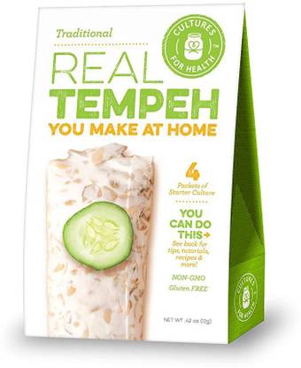 Cultures For Health Real Tempeh Starter Culture Traditional -- 4 Packets