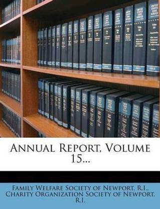 Annual Report, Volume 15...