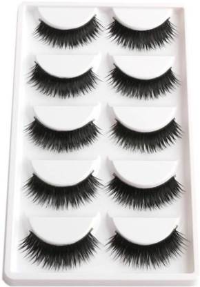 Ni Hao Smoky Soft Natural Black Thick Long False Eyelashes Extension Eye Makeup