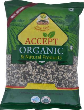 ACCEPT ORGANIC Organic White, Black Urad Dal (Split)