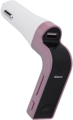 Aryshaa CARG7 Bluetooth FM Transmitter Wireless In-Car FM Adapter Car Kit with Hand Free Call/Stereo Music Player Supported/TF Card U-Disk Reading/USB Car Charger (Pack of 1) for All Mobiles MP3 Car FM Modulator