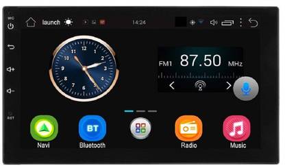 Hypersonic 7 Inch 2 DIN Car Stereo - HD Display, 4 Core CPU, 2 GB RAM, GPS, Android Maps Support, Bluetooth Car Stereo Car Stereo