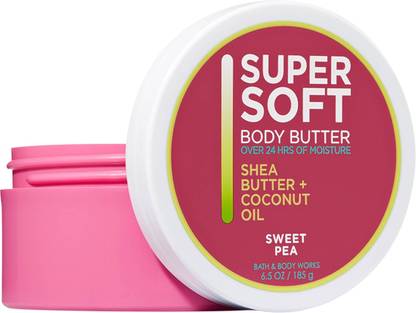 THE BATH & BODY WORKS sweet pea super soft body butter 185 gm
