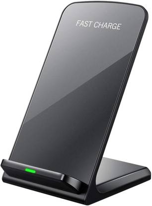 OrbitByte Fast Wireless Charger Double Coiled With Qc 2.0 Fast Charge Stand Base For iOS And Android Phones Charging Pad