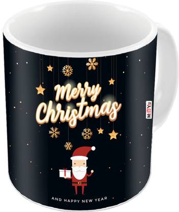 ME&YOU Christmas Gifts for Family, Friends, Relatives, Neighbors, Christmas Theme Printed Gift, Beautifully printed IZ18DTChristmasMu-038 Ceramic Coffee Mug