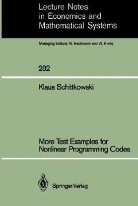More Test Examples for Nonlinear Programming Codes