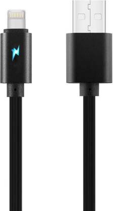 Soopii Lightning Cable 2 A 1 m TPE Lightning LED Light Indicator Fast Charging USB