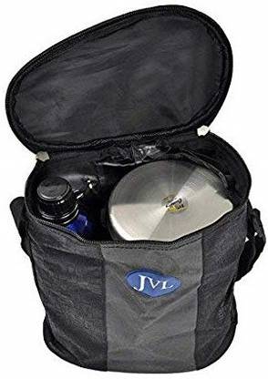 जवल Combo pack series of lunch box and water bottle, Model Name-Combo pack 4 container, Contains four container made up from stainless steel and a hot & cold vacuum bottle, Capacity of the lunch box-1500Ml, Capacity of the water bottle- 350Ml, Insulated bag provided with the lunch box. 4 कंटेनर लंच बॉक्स