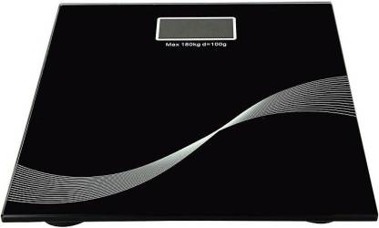 GLOWISH LCD DISPLAY PERSONAL BODY CARE GLASS FLAT PLATFORM SCALE KG/LBS Weighing Scale