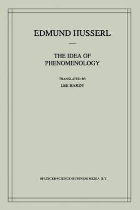 The Idea of Phenomenology