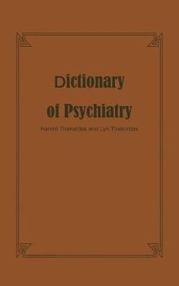 Dictionary of Psychiatry