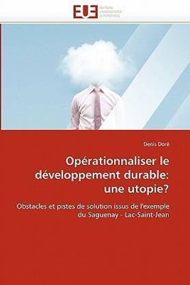 Op rationnaliser Le D veloppement Durable