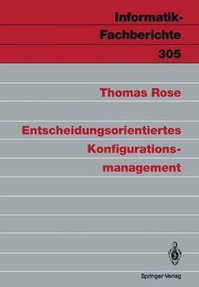 Entscheidungsorientiertes Konfigurationsmanagement
