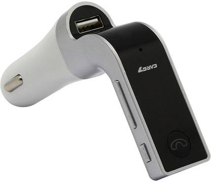Aryshaa CARG7 Bluetooth FM Transmitter with Hand Free Call/Stereo Music Player Supported/TF Card U-Disk Reading/USB Car Charger (Pack of 1) MP3 Car FM Modulator