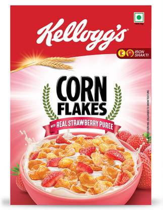 Kellogg's Corn Flakes Real Strawberry Box