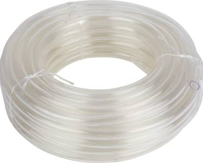 MAHI'S PVC GARDEN WATER TRANSPARENT WHITE PIPE 1 INCH BY 20 METERS LONG Hose Pipe