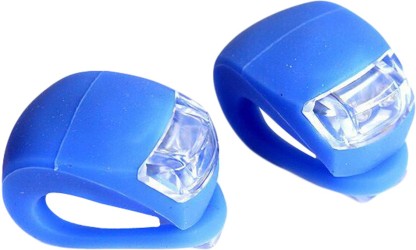 Blue HomeDecTime Waterproof 2-LED Bike Light Scooter Lamp