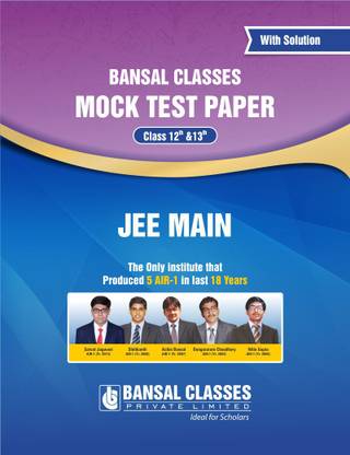 Bansal Classes Mock Test Jee Main For 2019